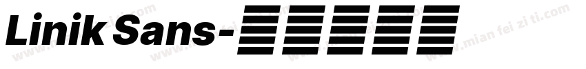 Linik Sans字体转换